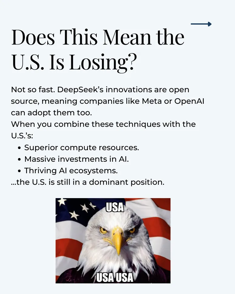 Slide 8: Does This Mean the U.S. Is Losing?